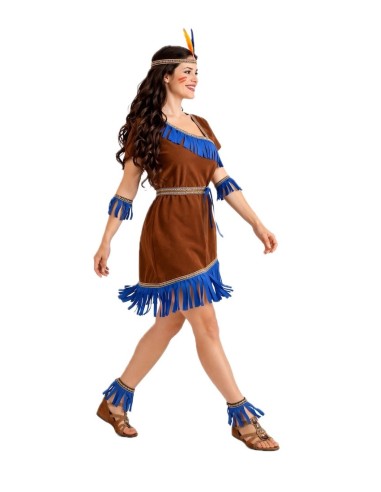 Déguisement Indienne Taille M | Costumes pour Adultes Le Roi du Carnaval